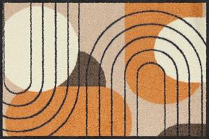Salonloewe Fußmatte » Fußmatte Arches Statement apricot 050x075 cm«, , Rechteckig, Höhe 7 mm