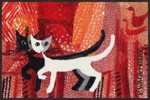Salonloewe Fußmatte »Rosina Wachtmeister Fußmatte Nero e Bianca 050x075 cm«, , Rechteckig, Höhe 7 mm