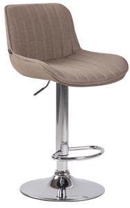 KantoormeubelenPlus Barkruk Mandal Stof C, Taupe