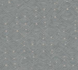 ascreation AS Creation Nara - Blauw - Patroon Behang - 387421