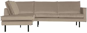 BePureHome Hoekbank Rodeo Links, Velvet - Khaki