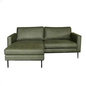 HomingXL Loungebank Frevo | lederlook Missouri groen 10 | 2,03 x 1,48 mtr