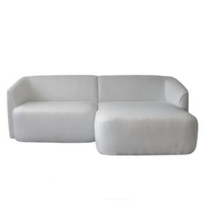 HomingXL Loungebank Evora | rechts | stof now or never off-white 01 | 2,15 x 1,38 mtr