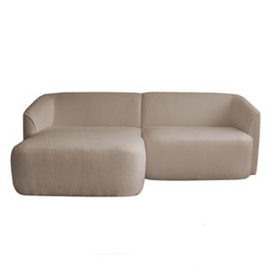 HomingXL Loungebank Evora | links | stof now or never beige 03 | 2,15 x 1,38 mtr