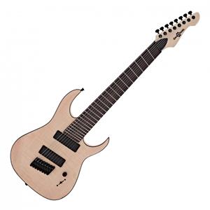 Gear4Music Harlem S 8-String Fanned Fret Guitar by  Natural