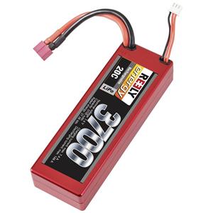 Reely LiPo accupack 7.4 V 3700 mAh Aantal cellen: 2 20 C Stick hardcase T-bussen