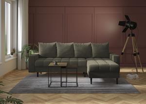 Inosign Ecksofa Lillemor, Recamiere beidseitig montierbar, mit Bettfunktion und Bettkasten