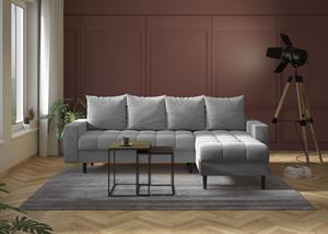 Inosign Ecksofa Lillemor, Recamiere beidseitig montierbar, mit Bettfunktion und Bettkasten