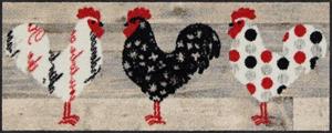 Salonloewe Fußmatte » CLASSIC CHICKS Fußmatte Wohnmatte 30 x 75 cm«, , Rechteckig, Höhe 7 mm, In- und Outdoor, waschbar bei 40° Grad in der Waschmaschine und 