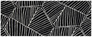 Salonloewe Fußmatte » ANDERS BLACK-WHITE Fußmatte Wohnmatte 60 x 150 cm«, , rechteckig, Höhe 7 mm, In- und Outdoor, waschbar bei 40° Grad in der Waschmaschine