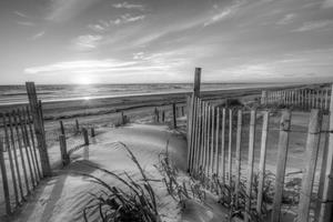 Papermoon Fototapete »Strand Schwarz & Weiß«, Vliestapete, hochwertiger Digitaldruck, inklusive Kleister