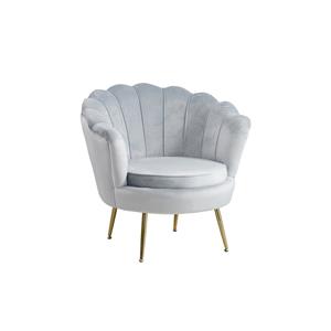 Huisenthuis.nl Fauteuil Chanelle Lichtgrijs 136 cm