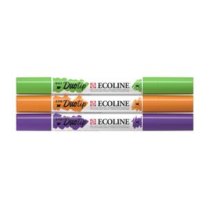 Talens Ecoline Duotip Brush pen, etui van 3 stuks, secundair