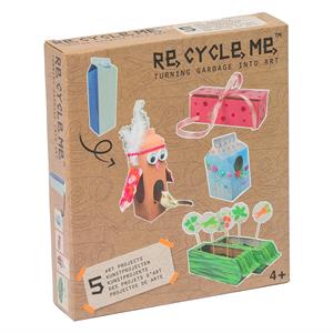 Re-Cycle-Me Knutselen met Melkpakken