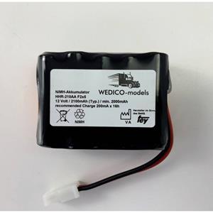 WEDICO-models Modellbau-Akkupack (NiMh) 12V 2100 mAh AMP