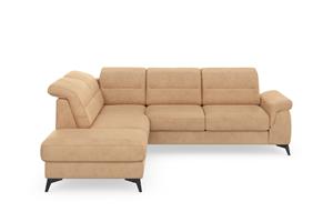 sit&more Hoekbank Sinatra L-vorm met ottomane, optioneel met verstelbare hoofdsteun en armleuning