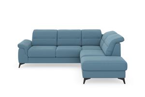 sit&more Hoekbank Sinatra L-vorm met ottomane, optioneel met verstelbare hoofdsteun en armleuning