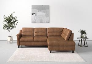 sit&more Hoekbank Farö L-vorm met binnenvering, naar keuze met slaapfunctie en bedkist