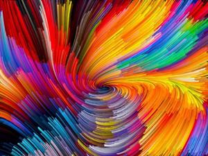 Papermoon Fototapete »Abstrakt Farben«, Vliestapete, hochwertiger Digitaldruck, inklusive Kleister