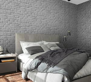 Marburg Vliestapete »Brick«, strukturiert, 3D-Optik, moderne Vliestapete für Wohnzimmer Schlafzimmer Küche