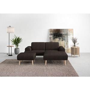 andas Hoekbank Swift L-vorm Binnenveringsinterieur, bxdxh: 192x83x176 cm