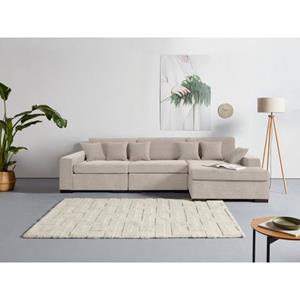 Guido Maria Kretschmer Home&Living Ottomane Skara L-vorm Loungebank met binnenveringsinterieur, in vele overtrekkwaliteiten