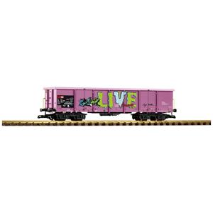37013 G open goederenwagen Eaos roze van de SBB