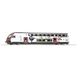 Roco 74718 H0 dubbeldeksrijtuig van de SBB 2) Klasse, type BT IC2020 (DCC)