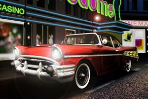 Papermoon Fototapete »Oldtimer«, Vliestapete, hochwertiger Digitaldruck, inklusive Kleister
