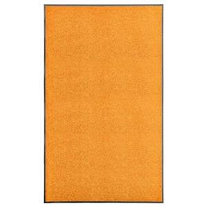 VIDAXL Fußmatte Waschbar Orange 90x150 Cm