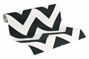 Living walls Vliestapete »Black & White«, geometrisch, grafisch, Modern Tapete Geometrisch