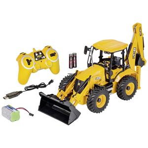 Carson 907668 1:20 Baggerlader JCB 2.4G 100% RTR 1:20 Elektro RC functiemodel voor beginners 100% RTR