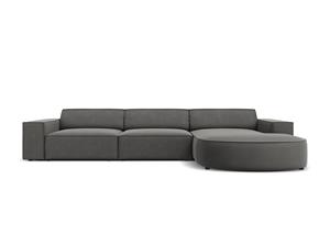Micadoni Limited Edition | Hoekbank Jodie velvet rechts met armleuning