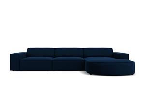 Micadoni Limited Edition | Hoekbank Jodie velvet rechts met armleuning