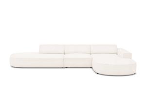 Micadoni Home | 7-zitshoekbank Jodie bouclé rechts