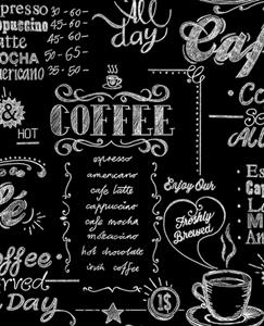 Superfresco Easy Vliestapete "Coffee Shop", mit Schrift