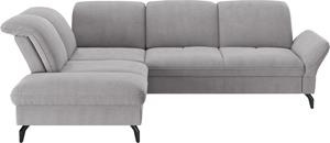 sit&more Hoekbank Leandro L-vorm Naar keuze met bed, hoofdbord en armleuningfunctie, en bergruimte