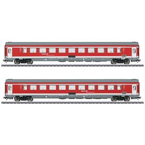 Märklin 42989 H0 set van 2 personenrijtuigen van de München-Nürnberg Express van de DB-AG