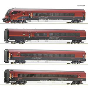 Roco 74038 H0 4er-Set Railjet der ÖBB