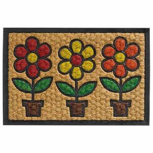 Siena Home Fußmatte Fußmatte Potted Flowers 40x60cm Schmutzfangmatte Türmatte Fußmatte Fuß, 