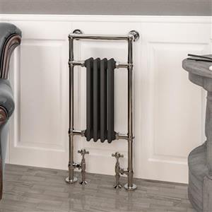 Eastbrook Avon radiator 45x95cm 450W chroom/antraciet