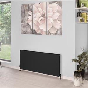 Eastbrook Type 22 paneel radiator 140x60cm 2676W zwart mat