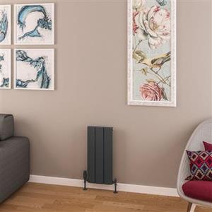 Eastbrook Withington radiator 30x60cm aluminium 305W antraciet