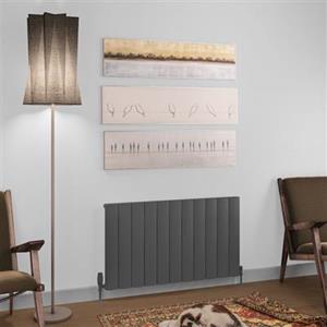 Eastbrook Tordino radiator 105x60cm aluminium 1129W antraciet