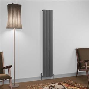 Eastbrook Tordino radiator 30x180cm aluminium 864W antraciet