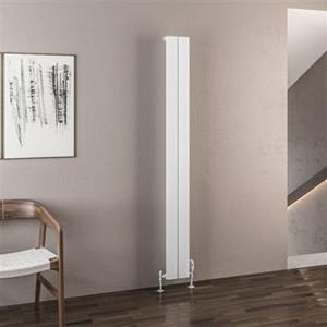 Eastbrook Malmesbury radiator 20x180cm aluminium 544W wit mat
