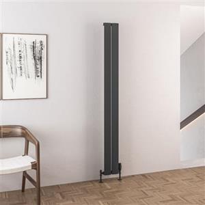 Eastbrook Malmesbury radiator 20x180cm aluminium 544W antraciet