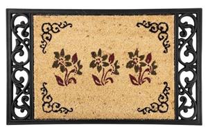 Proregal Fußmatte Fußmatte, Schmutzfangmatte RCP26, 45x75cm, Blumen, 