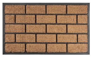Proregal Fußmatte Fußmatte, Schmutzfangmatte RBC24, 45x75cm, Ziegelmauer, 