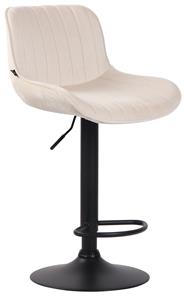 KantoormeubelenPlus Barkruk Mandal Velvet Z, Crème